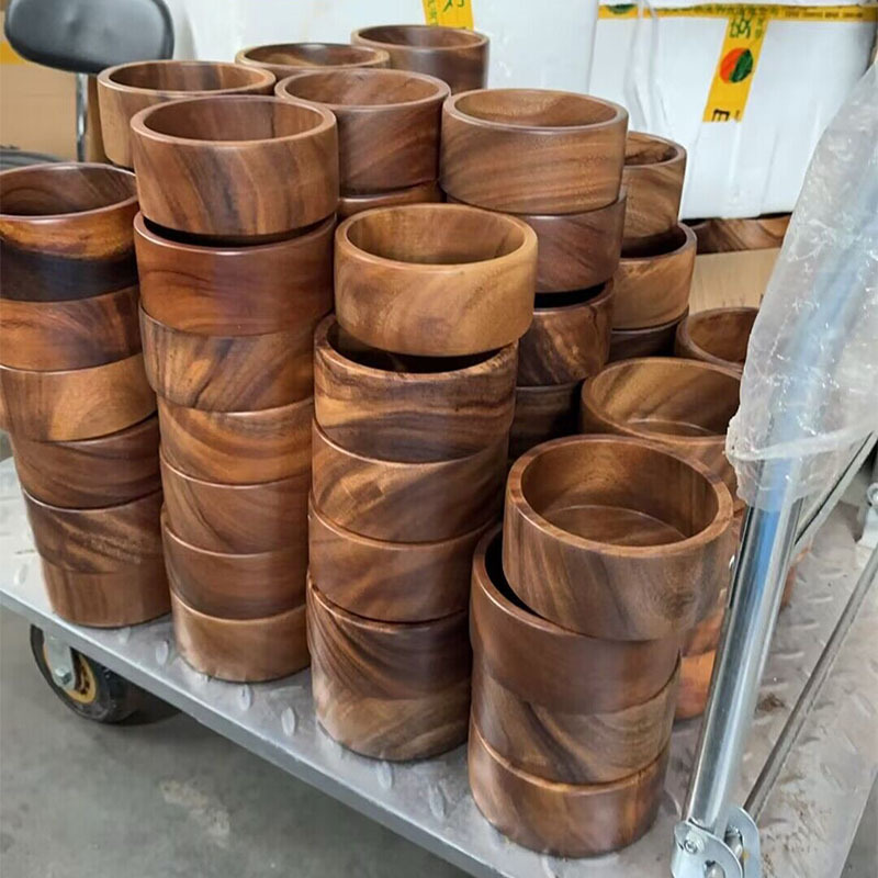 Walnut base solid wood base incense burner alcohol stove container holder stove whole wooden base sample production