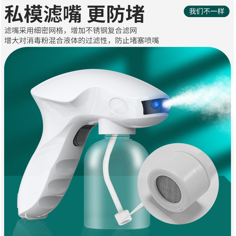 Ручной распылитель для дезинфекции синего света Spot A8, портативный, перезаряжаемый, для дома, спрей для борьбы с комарами