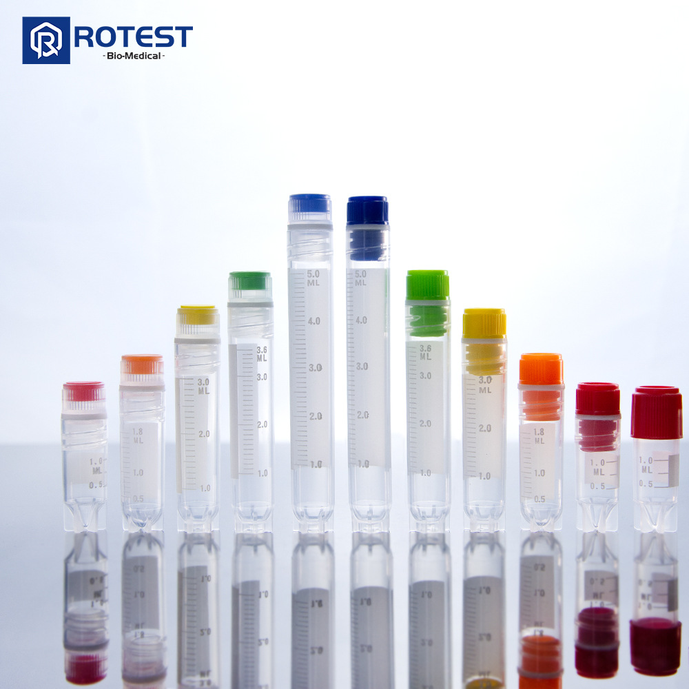 Ultra-low temperature liquid nitrogen storage sample cell freezing tube freezing tube inner and outer coil 1 1.8 2 3 4 5ml Milli