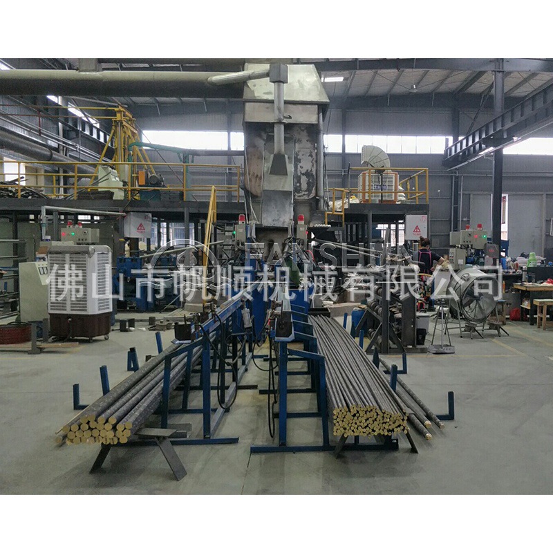 Professional production of copper casting equipment copper rod copper tube copper wire horizontal continuous casting production line power frequency induction copper melting furnace