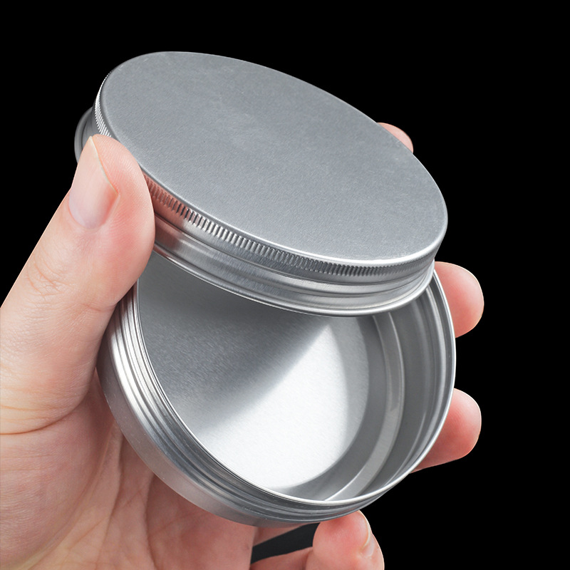 Tobacco Box Portable Aluminum Alloy Pipe Grass Sealed Box Round Thread Moisture-Moisture-proof Storage Cigarette Box