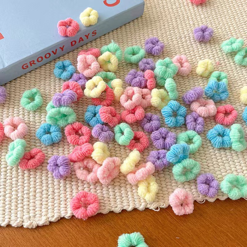 Baby Tie Head Rubber Tendon Girls' Baby's Elastic Good Hair-free Towel Ring Hair Rope Children's Cute Durable Hair Rope