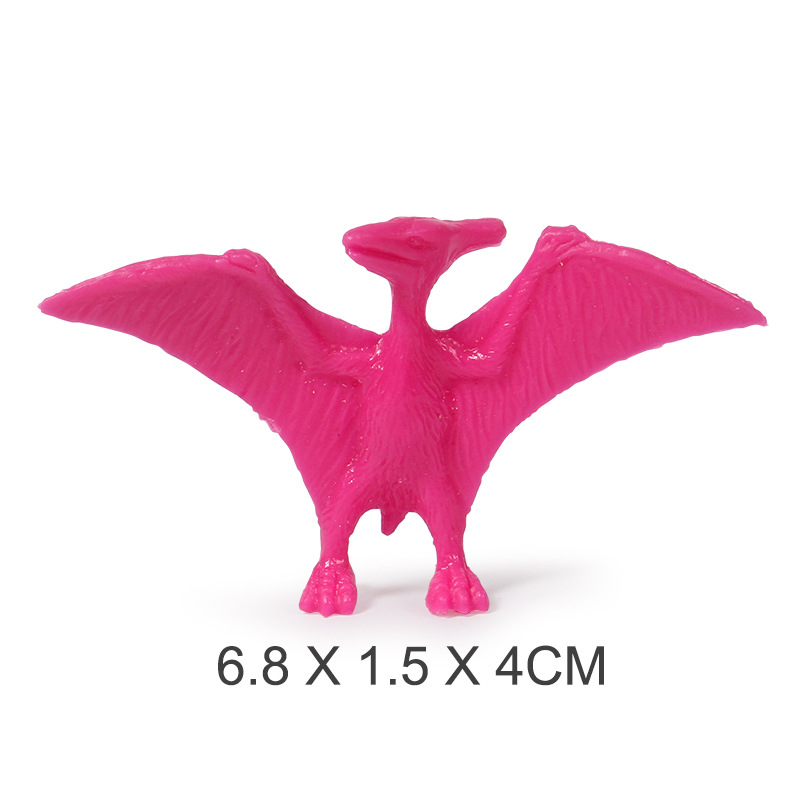 Specially Designed for Export (13 Soft Rubber Small Dinosaur Mini Dinosaur Toy Kidsren's Zoo Model Boy Science and Education