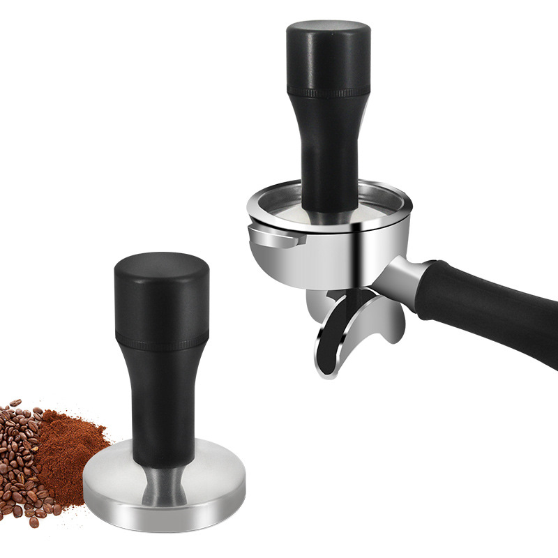Stainless Steel Coffee Tamper with Loose Powder Needle, Two-In-One Coffee Machine Leveler, Manual Powder Distributor