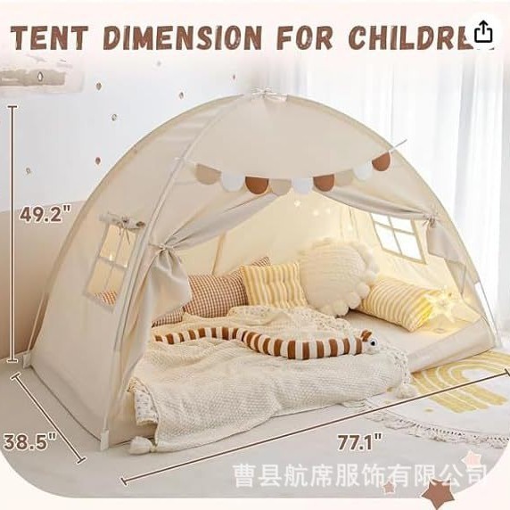 Cross-Border New Children's Tent Indoor Girl Castle Toy House Princess Dream House Game Secret Base