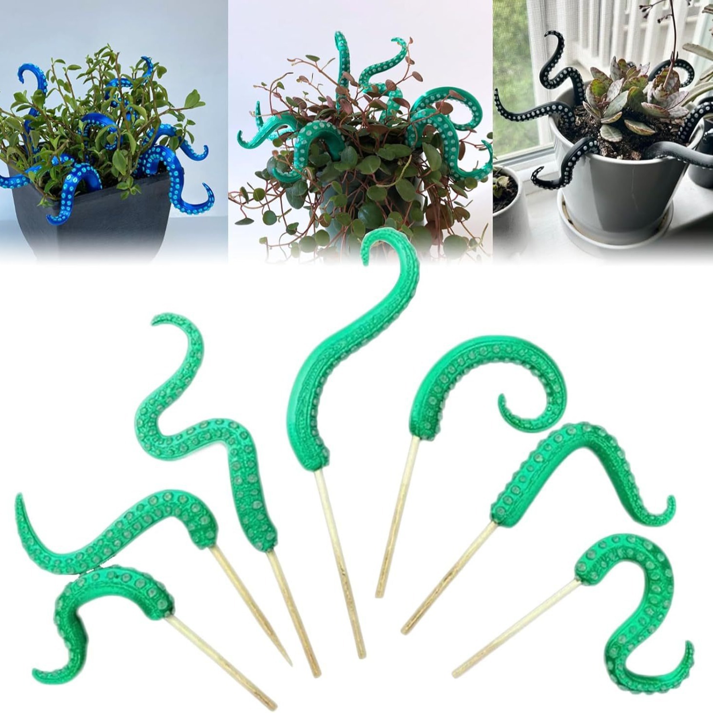 Cross-border New Product Set of 7 Sea monster Tentacles Sea Monster Octopus Tentacle 7-piece Set
