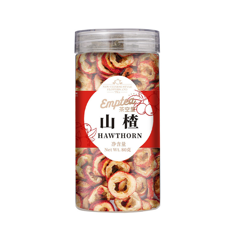 Source Manufacturer Wholesale Hawthorn Circle Dried Hawthorn Canned 80g Hawthorn Slices Soaked in Water Supports Oemodm Oem Customization