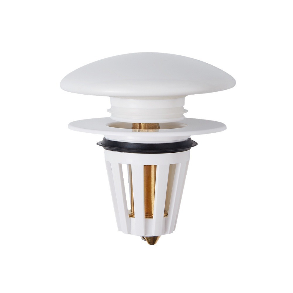 Universal Household Wash Basin Press-type Ceramic Bounce Core Water Plug Basin Bounce Core Drain Tube Odor-proof