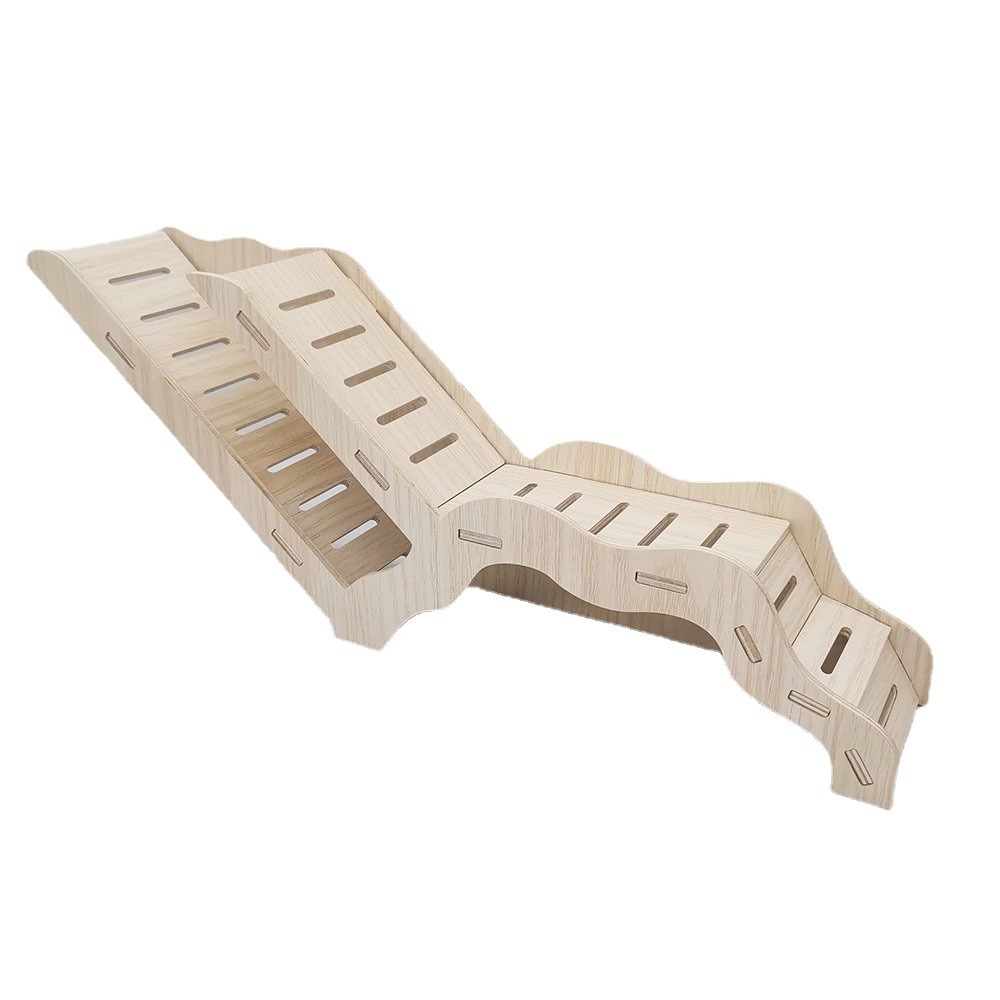 Wholesale underground cave hamster golden bear gnome peeping house multi-functional wood landscaping natural wind escape