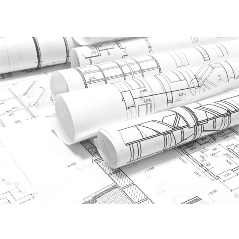 Junfei Factory Sales Engineering Drawing Paper High Whiteness Cie165 ° Any Specifications and Sizes of Outer Packaging Can Be Customized