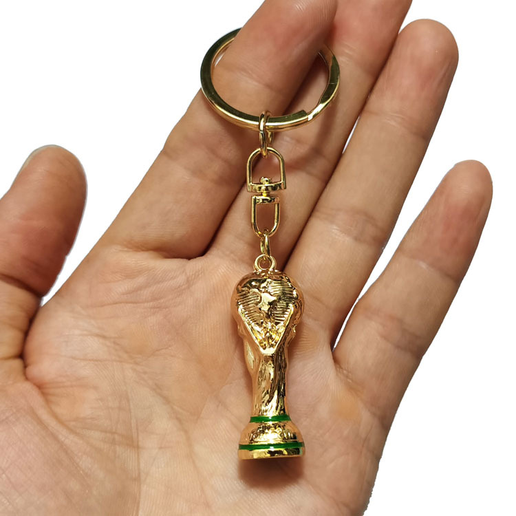 2026 World Cup in the United States, Canada, and Mexico Brazil Argentina Germany Metal大力神 Cup Small Ornaments Keychain Small Pendant