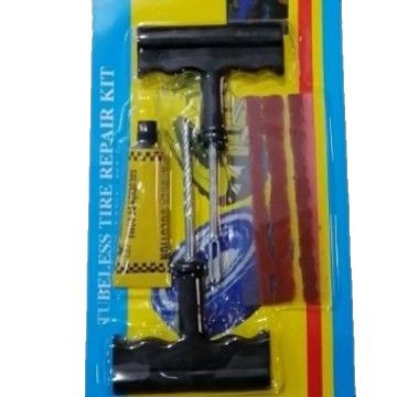Car emergency tool tire repair tool set vacuum tire puncture repair tire repair rubber strip motorcycle tire repair