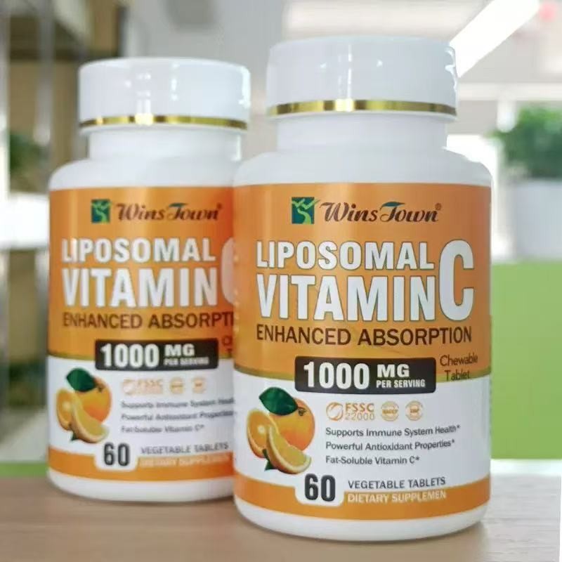 Cross-Border New Product Vitamin C Tablets Vitamin C Enhanced Absorption Vitamin C Chewable Tablets