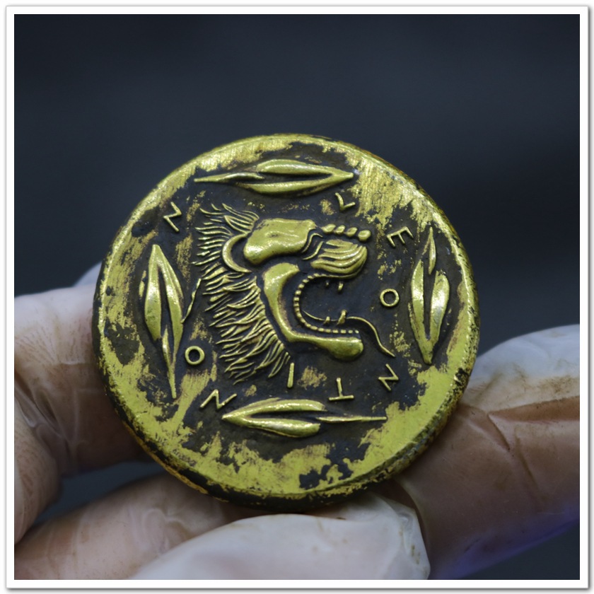 Factory Price Direct Sales Solid Gilt Gold Coins Antique Gold Coins Ancient Greek Coins Foreign Replica Commemorative Coins
