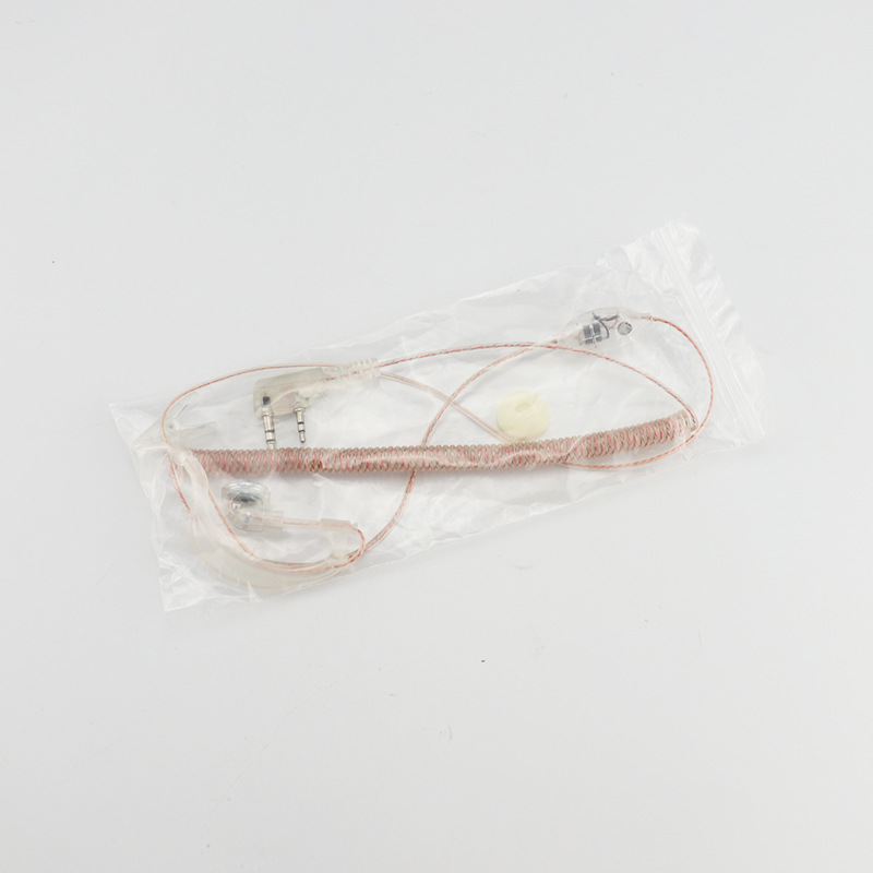 Transparent curve walkie-talkie earphone cable Intercom telephone universal high-end ear-mounted anti-pull headset baofeng 5R