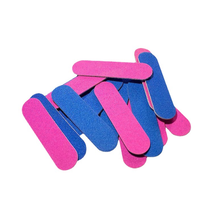 Disposable nail tools double-sided color Mini 5cm nail polishing file manufacturers spot supply