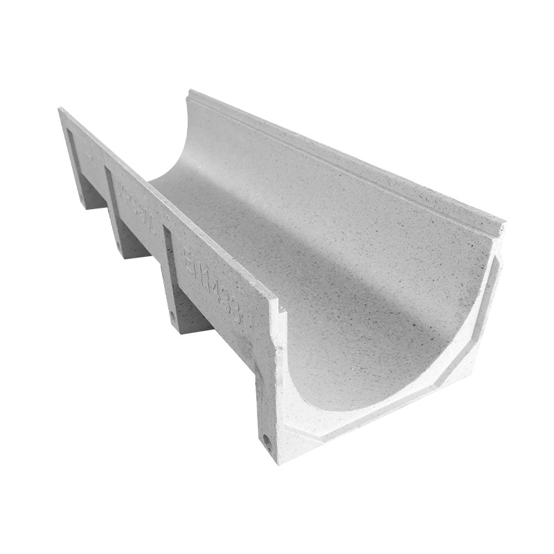 Finished Resin Drain Linear Gap Pipe Hotel Road Airport Resin Concrete U-Shaped Drainage Ditch