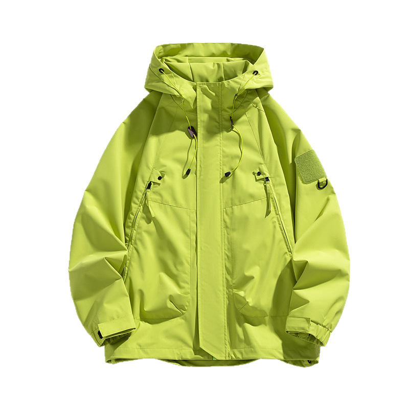 2024 New Autumn American Workwear Retro National Fashion Brand Jacket for Women, Spring and Autumn Outdoor Hiking Windproof and Rainproof