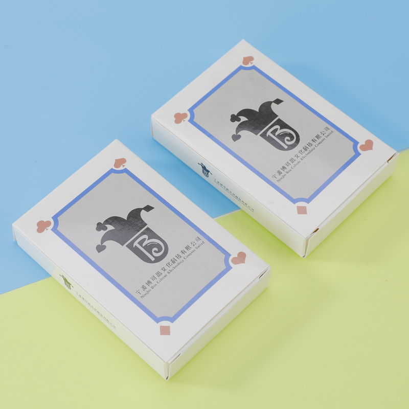 Creative Card Wholesale, One Box of Plastic Advertising Playing Cards, Promotional Gifts, Poker Game with Customized Designs