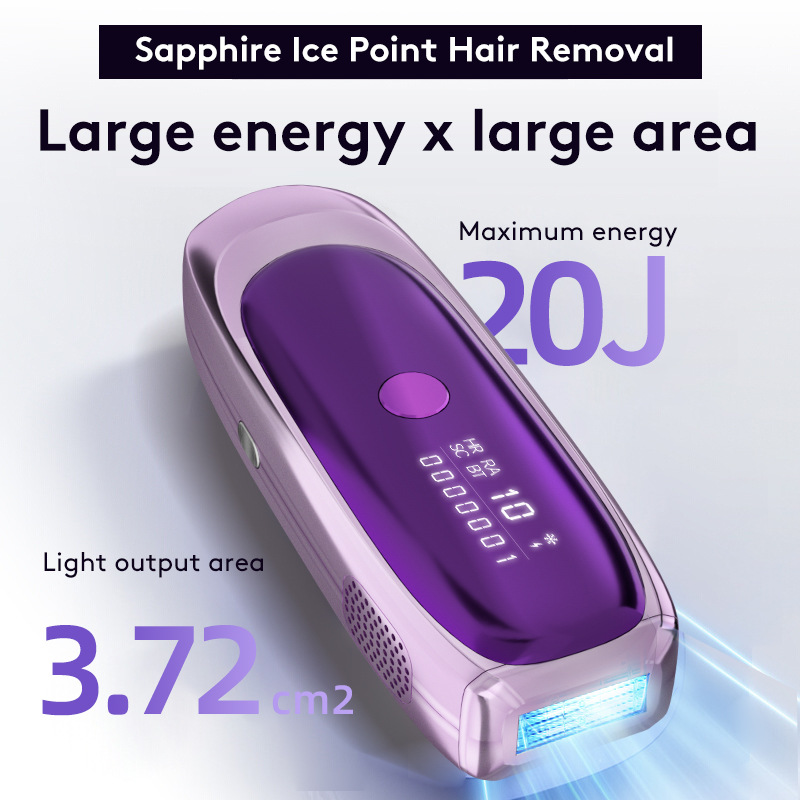 Прибор для удаления волос с замораживанием, высокоэнергетический IPL, бритье и удаление волос, фотонное омоложение, портативный
