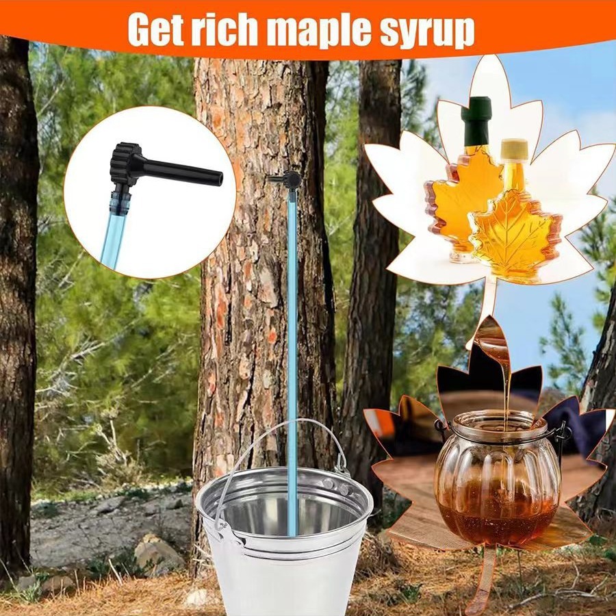 Amazon Hot Sale Upgraded Maple Syrup Tapping Kit Faucet and Food Grade Dropper