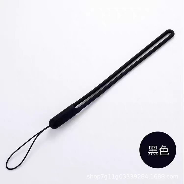 Silicone Phone Lanyard Short Wrist Strap Keychain Speaker USB Flash Drive Water Cup Hand Strap Liquid Phone Case Liquid Silicone