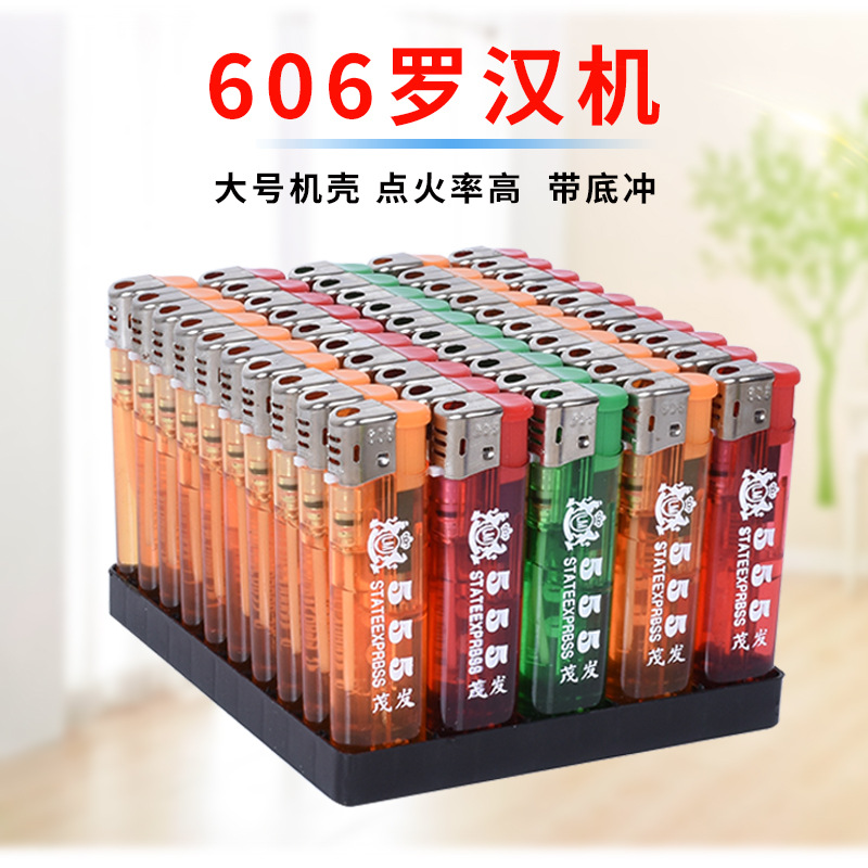 Фабричная цена, прямая продажа, зажигалка Kai большого размера 606, одноразовая пластиковая обычная зажигалка, оптовая 555