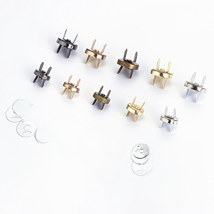 Magnetic Buckle for Opening Bags, Metal Clasp for Bags, Handbags, Backpacks, Strong Magnetic Accessories, Snap-On Magnetic Buckle, Strong Magnet