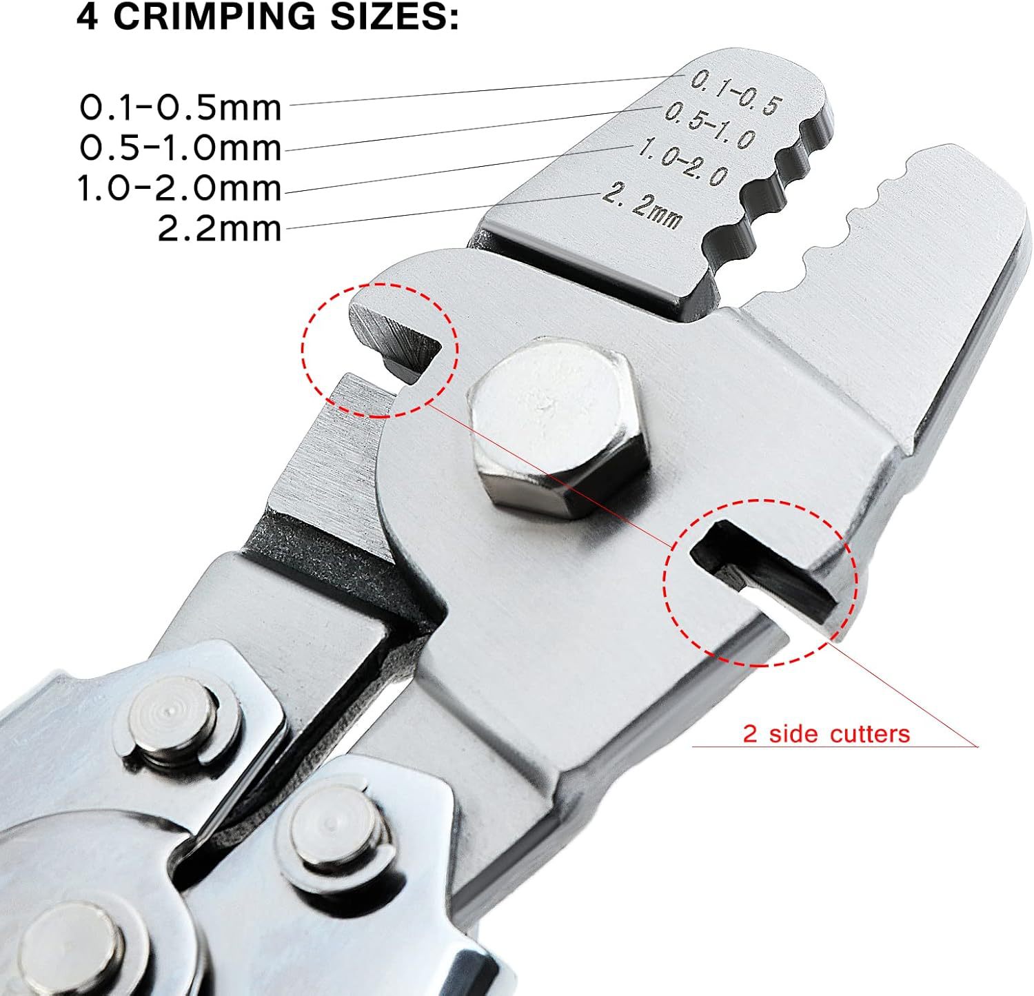 Knpwer 151 Stk Drahtseil Crimpwerkzeug,Draht Crimpzange Zum