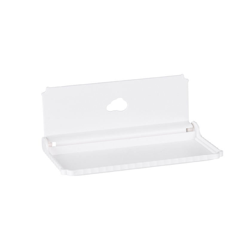 Foldable Storage Rack Wall-Mounted Foldableing Board Bathroom Storage Clothes Bathroom Storage Wall-Mounted Punch-Free Storage Rack