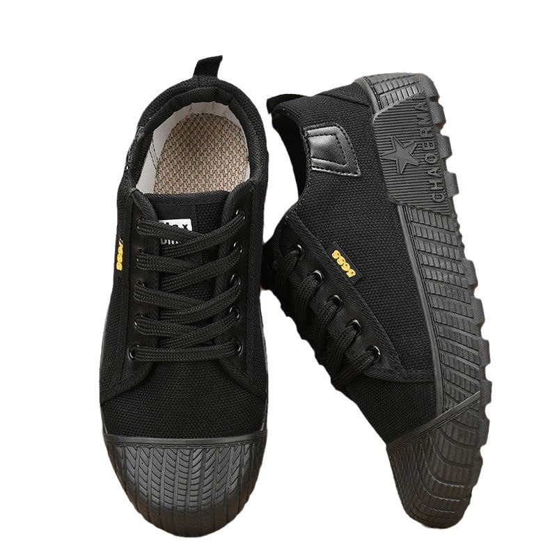 2024 New liberation shoes camouflage shoes high-top casual work shoes construction training shoes factory one-piece delivery