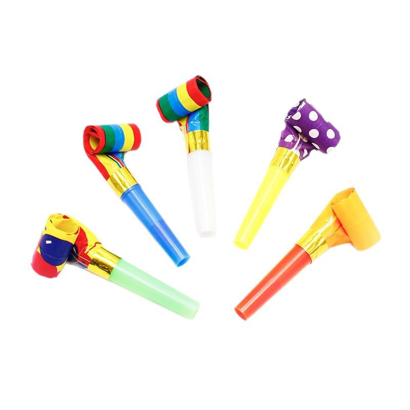 Birthday Dragon Whistle Children's Toys Funny Creative Blowing Roll Stall Toys Wholesale Party Cheering Props
