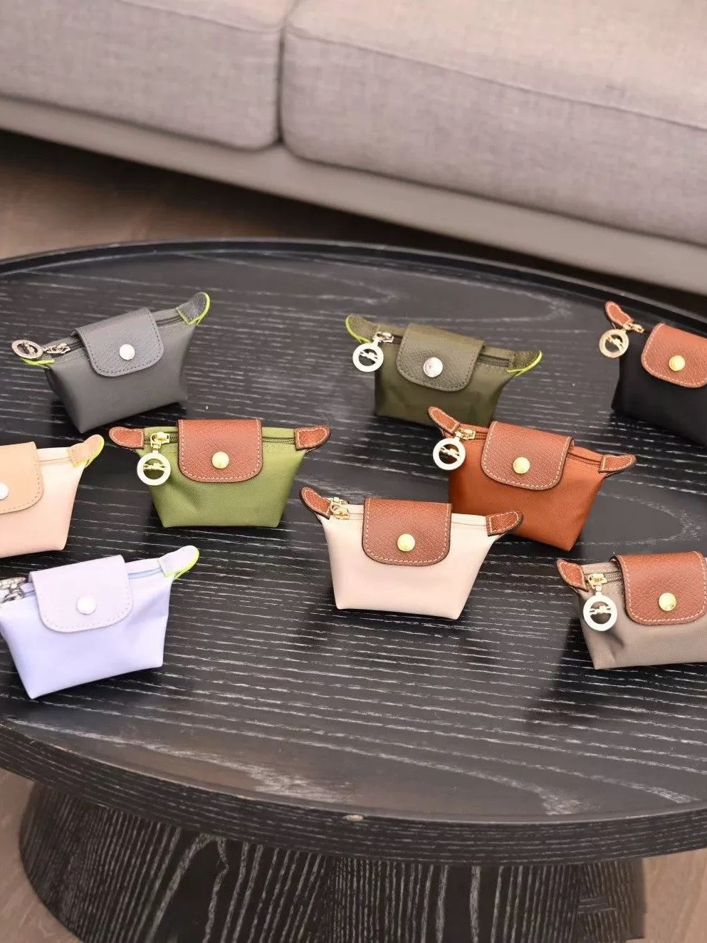 Longxiang Modified Coin Purse Super Mini Women's Dumpling Bag Color Matching Coin Purse Lipstick Bag Small Hanging Bag Simple and Fashionable