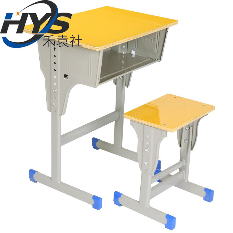 Desks and chairs factory direct supply School single double student counseling institutions can lift learning table training class Wholesale