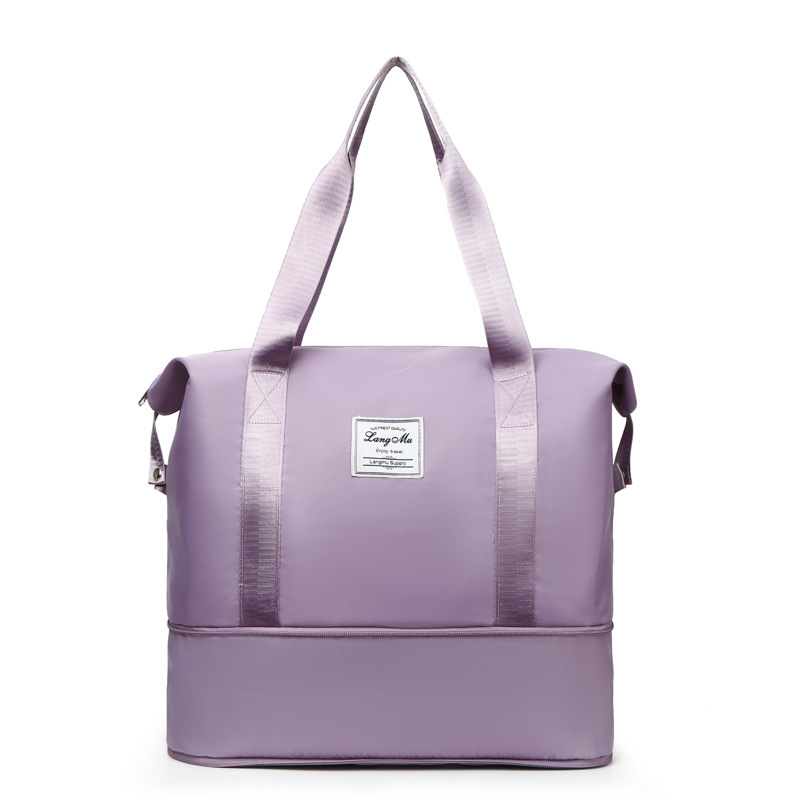 Fashionable Short-Distance Portable Travel Bag, Travel Bag, Large-Capacity Storage Bag, Shoulder Bag, Women's Sports Yoga Fitness Bag