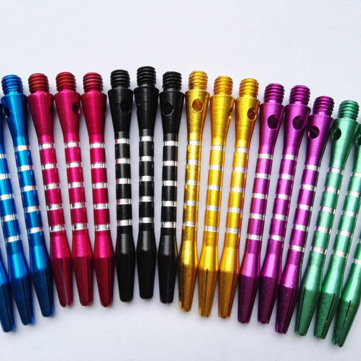 Спот 2BA цветная гравированная алюминиевая палка для дартса, 5 средних линий, металлическая палка, алюминиевая палка, стандартная резьба 53mm