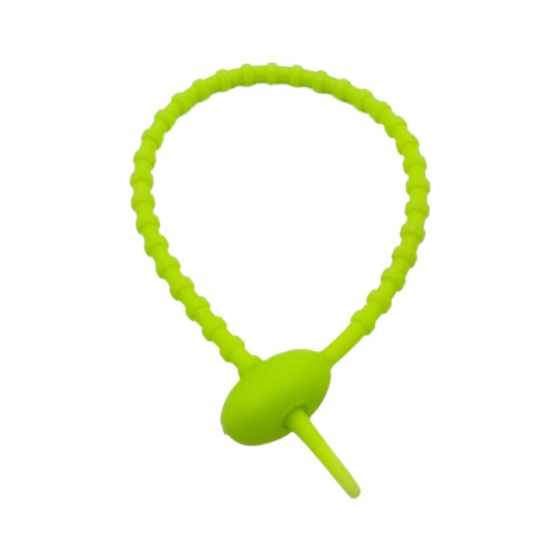 Cross-border DIY handmade silicone cable tie accessories doll key chain lanyard data cable storage winder