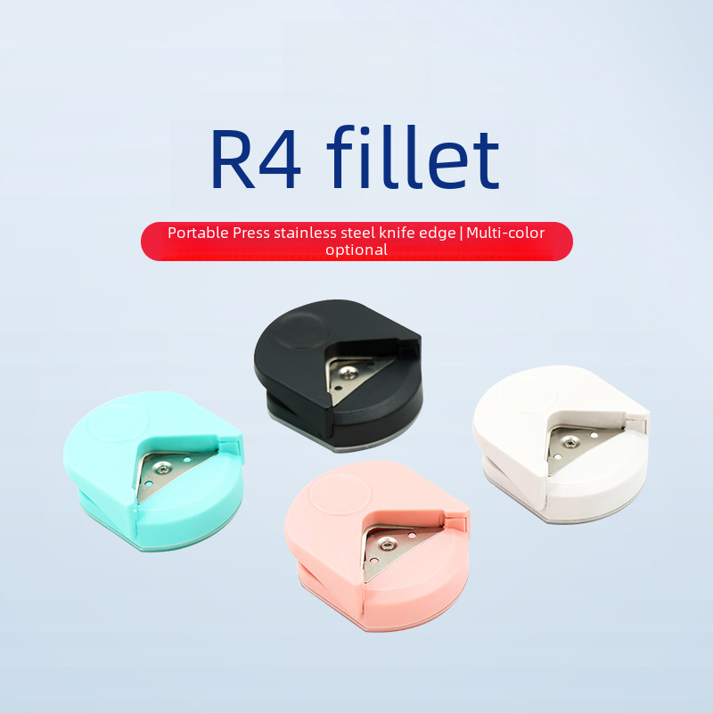 DIY Corner Filler R4 Chamfer Cutter Handmade Photo Paper Cutting Card Right Angle Tip Arc Trimming Paper Cutter