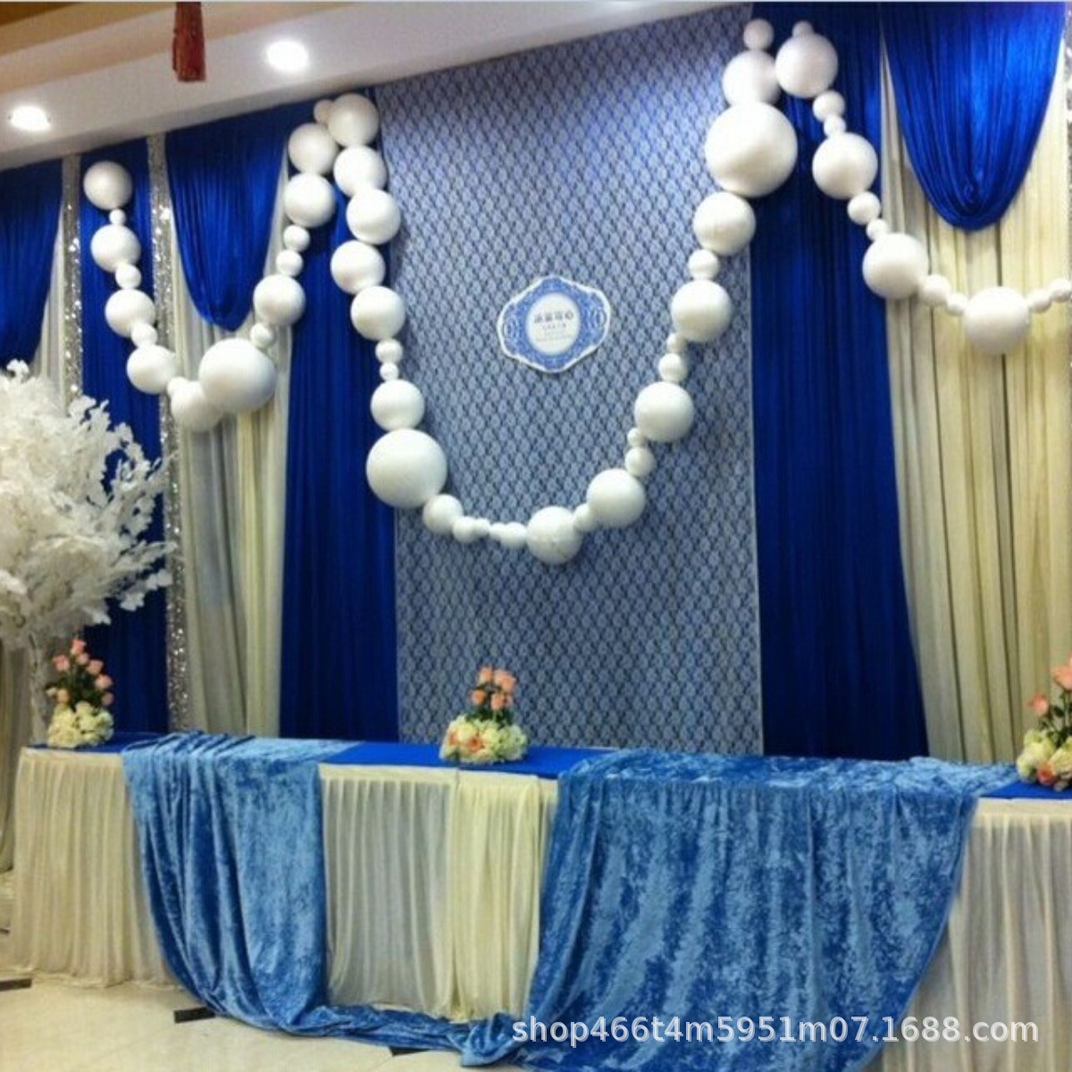 Factory Direct Sales Foam Ball Solid Foam Ball Styrofoam Ball White Kindergarten Handmade DIY Globe