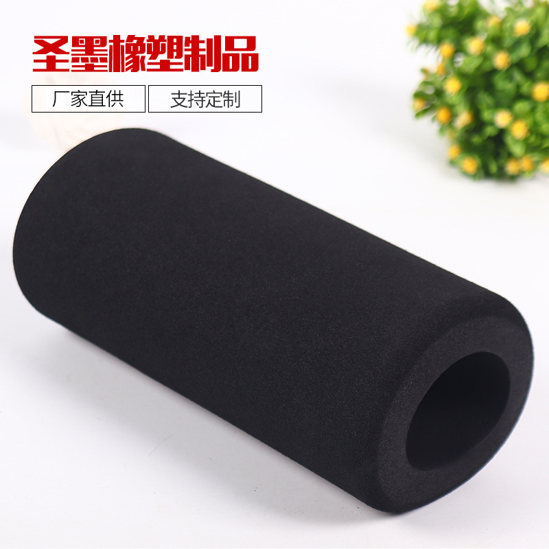 Фитнес-оборудование, черная прямая большая поролоновая ручка, заводская защита, трубка из поролона NBR