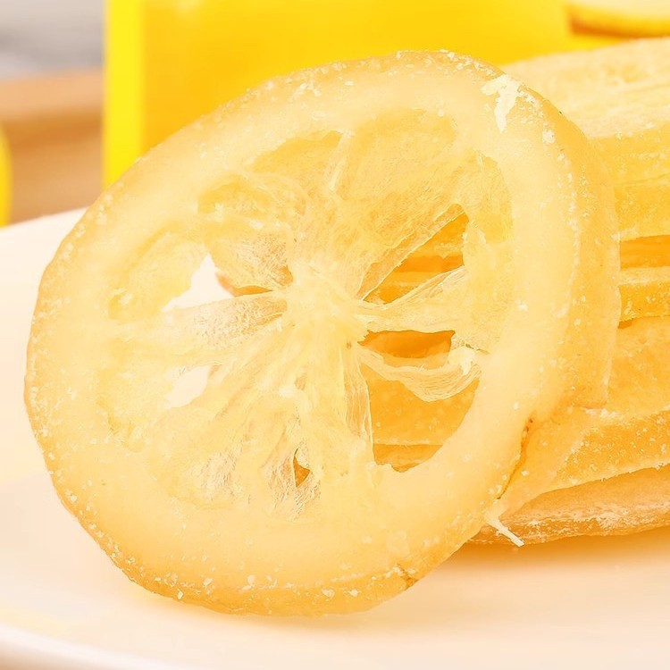 Freshly Attractive Ready-To-Eat Lemon Slices, Vitamin Vc, Dried Lemon Fruits, Dried Fruits, Candied Fruits, Dried Snacks Soaked in Water, Individually Packaged Snacks