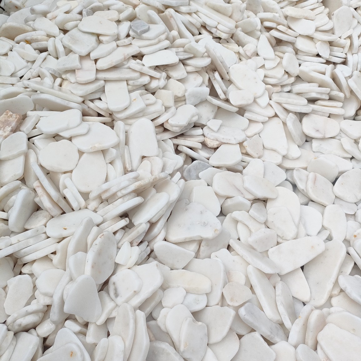 Painting Stone Carving Stone Pebble Pieces White Stone Pieces Wall Pavement Paving Manufacturer Dropshipping