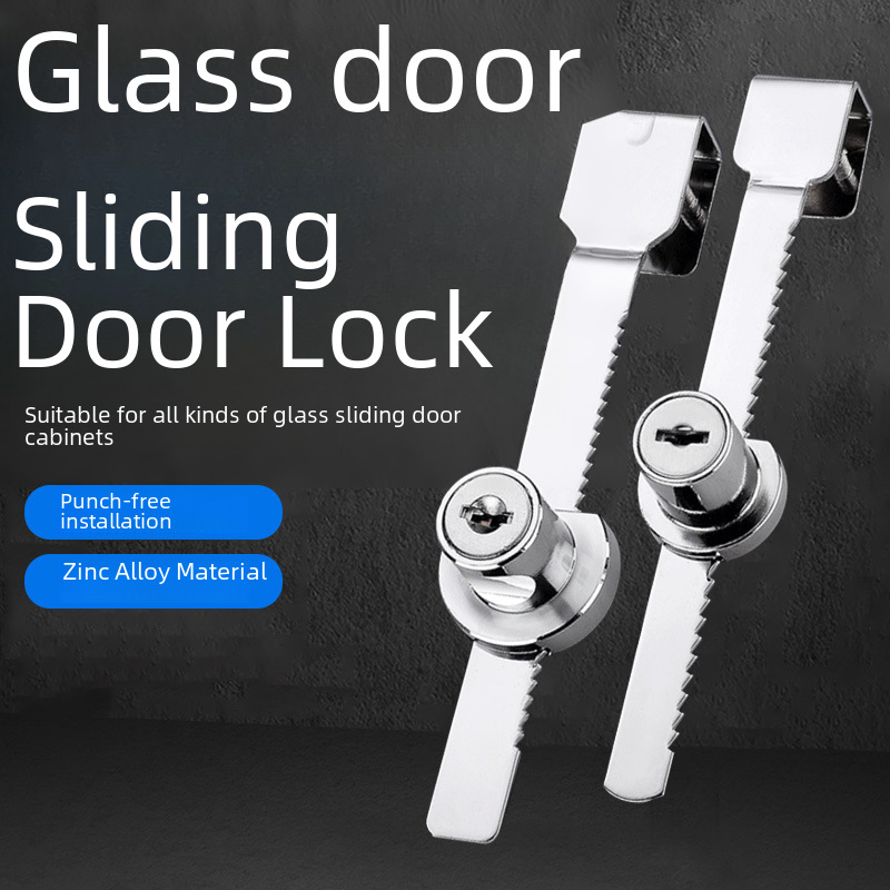 Glass cabinet 328 glass lock glass cabinet lock showcase glass lock glass sliding door lock serrated lock