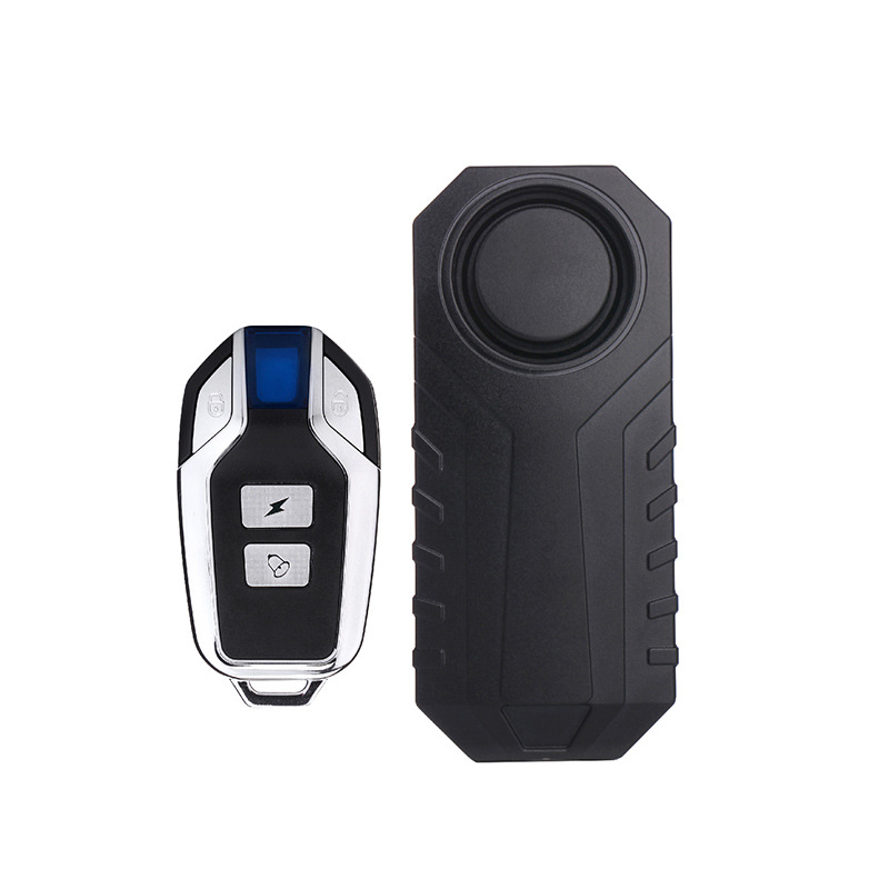 Cross-border wholesale bicycle electric vehicle vibration alarm wireless remote control anti-theft device displacement sensor SF22R
