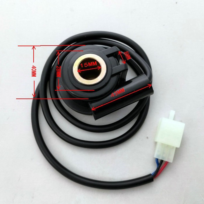 Wholesale motorcycle digital odometer sensor speedometer meter tooth counter accessories locomotive modification accessories