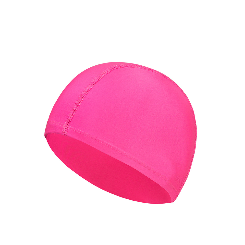 New adult swimming cap high elastic comfortable head swimming cap solid color professional hot spring vacation swimming cap in stock wholesale