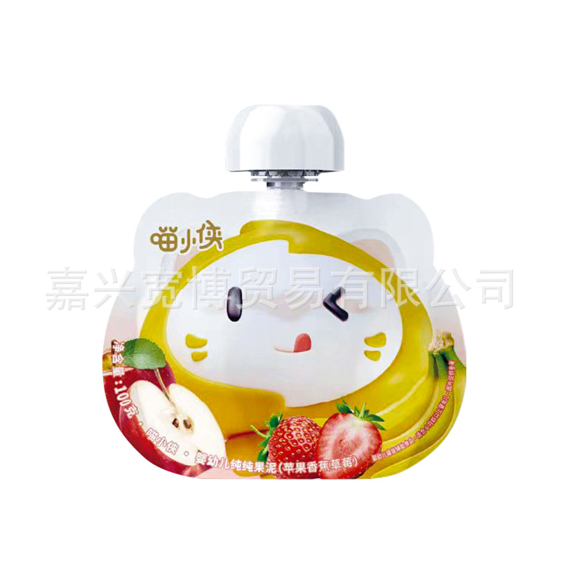 Meow Xiaoxiao infant pure puree no addition baby complementary food Pure Pure fresh fruit flavor 100g