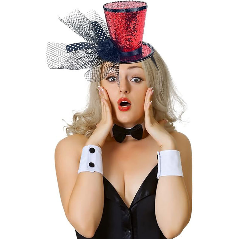 2025 carnival decoration sequins hat headband holiday party cosplay headband headband children adult cross border