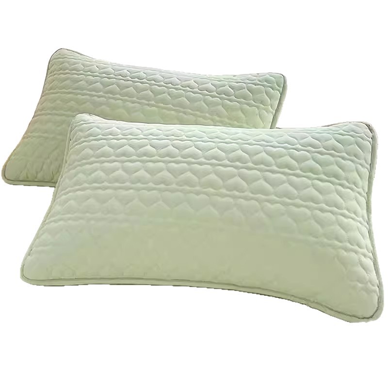 Anti-Slobber Head Oil Pillowcase, Anti-Sweat Quilted Pillowcase, Single Household Pair, Whole Headgear 48Cmx74Cm