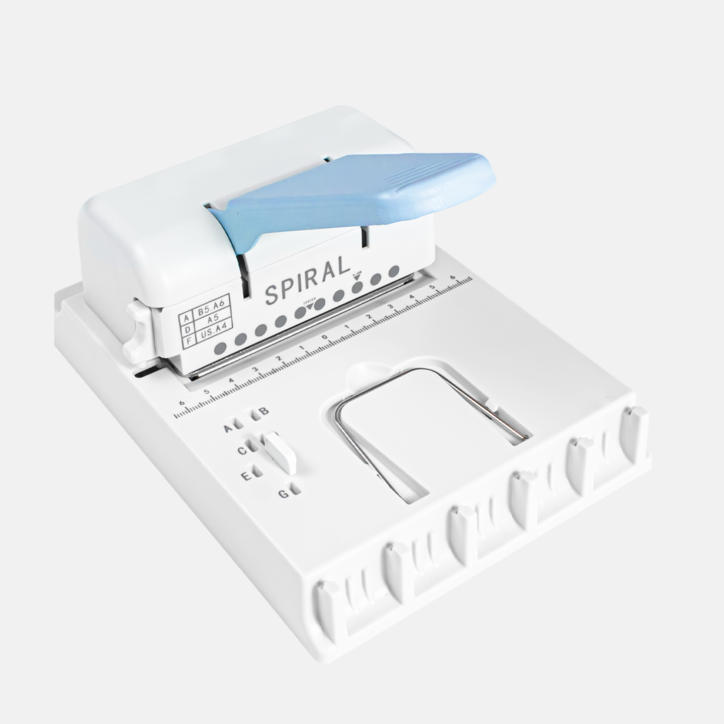Mini Coil Book Binding Machine Loose Leaf Book Puncher Mushroom Hole Binding Machine Iron Ring Binding Machine DIY Puncher